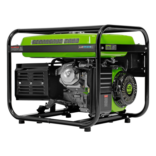 Генератор бензиновый БС-8000Э, 6,6 кВт, 230В, четырехтактный, 25 л, электростартер Сибртех по ценам производителя в Челябинске с доставкой по всей России