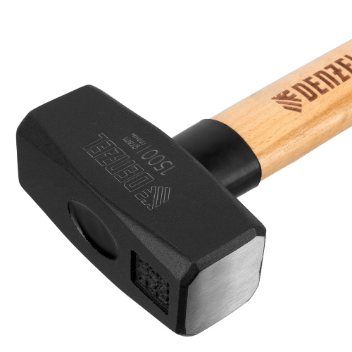 Кувалда, 1500 г, кованая головка, буковая рукоятка Denzel по ценам производителя в Челябинске с доставкой по всей России