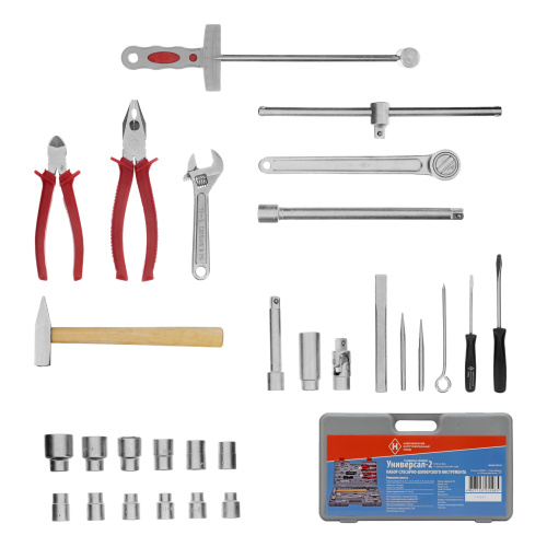 Набор слесарно-шоферского инструмента "Универсал-2", пластиковый бокс (НИЗ) по ценам производителя в Челябинске с доставкой по всей России