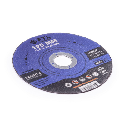 Круг отрезной по металлу FTL Expert II 125 х 0,8 х 22,2 мм A46SBF по ценам производителя в Челябинске с доставкой по всей России