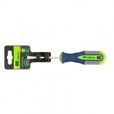 Отвертка, SL5 х 75 мм, CrV, трехкомпонентная рукоятка Сибртех по ценам производителя в Челябинске с доставкой по всей России