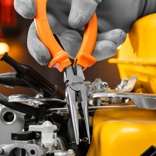 Длинногубцы прямые Classic, 160 мм, шлифованные, пластмассовые рукоятки Sparta по ценам производителя в Челябинске с доставкой по всей России