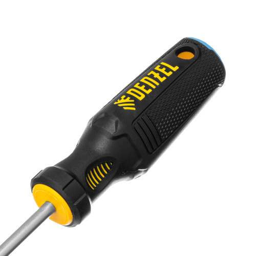 Отвертка, SL6x150 мм, S2, 3к рукоятка Denzel по ценам производителя в Челябинске с доставкой по всей России
