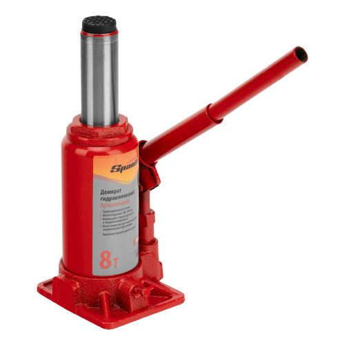 Домкрат гидравлический бутылочный 8 т, h подъема 180-350 мм Sparta Compact по ценам производителя в Челябинске с доставкой по всей России