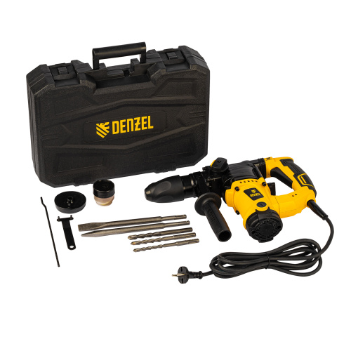 Перфоратор электрический RHV-1100-26, SDS-plus, 1100 Вт, 4 Дж, 3 режима Denzel по ценам производителя в Челябинске с доставкой по всей России