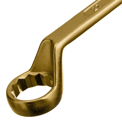Ключ накидной, 24 х 27 мм, желтый цинк Сибртех по ценам производителя в Челябинске с доставкой по всей России