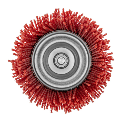 Щетка для дрели, 75 мм, Чашка, со шпилькой, нейлоновая щетина Denzel по ценам производителя в Челябинске с доставкой по всей России