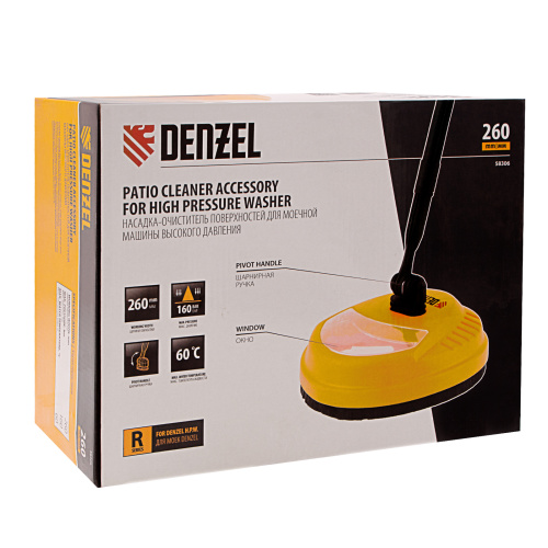Очиститель поверхностей, насадка для моечных машин высокого давления Denzel по ценам производителя в Челябинске с доставкой по всей России