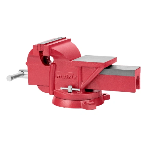 Тиски слесарные, 150 мм, поворотные, с наковальней Matrix по ценам производителя в Челябинске с доставкой по всей России