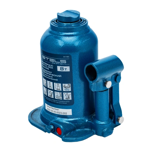 Домкрат гидравлический бутылочный телескопический, 8 т, подъем 180-410 мм Stels по ценам производителя в Челябинске с доставкой по всей России