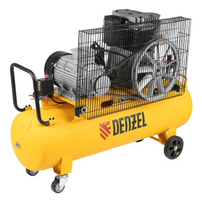 Компрессор воздушный, ременный привод BCI4000-T/100, 4.0 кВт, 100 литров, 690 л/мин Denzel по ценам производителя в Челябинске с доставкой по всей России