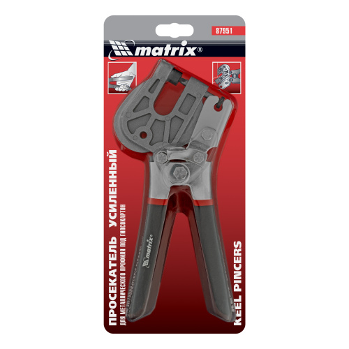 Просекатель для металлического профиля, под гипсокартон, работа одной рукой Matrix по ценам производителя в Челябинске с доставкой по всей России