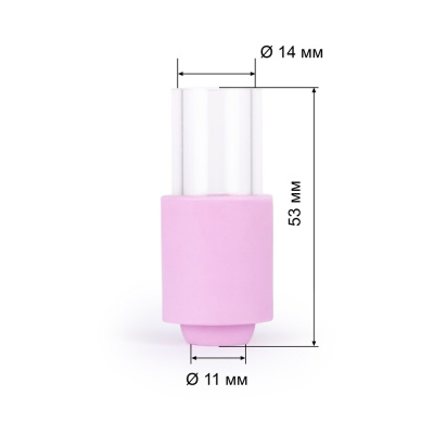 Сопло керам. прозрачное 14 мм №12 VARTEG купить в Москве с доставкой по всей России | ProtosMarket.ru