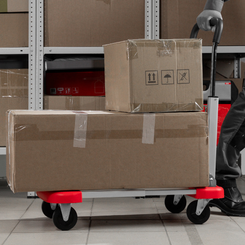 Тележка хозяйственная, телескопическая, грузоподъемность 150 кг Matrix по ценам производителя в Челябинске с доставкой по всей России