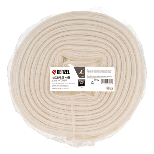 Рукав напорный DH-80, диаметр 3", длина 20 м Denzel по ценам производителя в Челябинске с доставкой по всей России