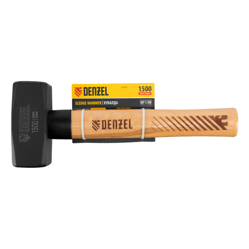 Кувалда, 1500 г, кованая головка, буковая рукоятка Denzel по ценам производителя в Челябинске с доставкой по всей России