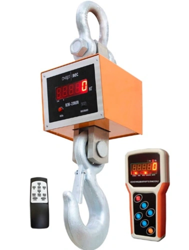 Весы крановые ВЭК-20000 с дублированием показаний на пульт по ценам производителя в Челябинске с доставкой по всей России