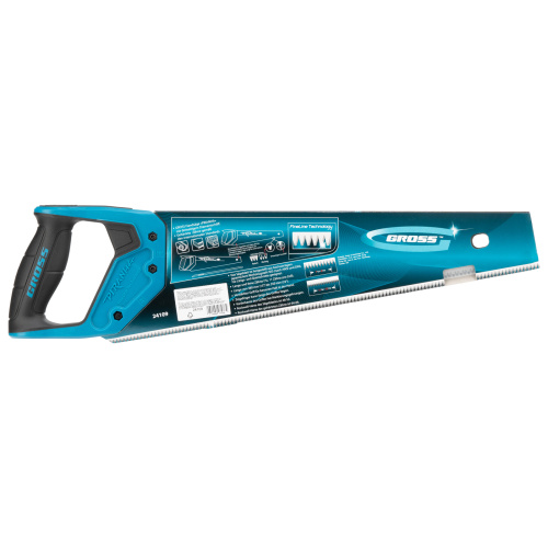 Ножовка по дереву "Piranha", 400 мм, 7-8 TPI, зуб-3D, каленый зуб, двухкомпонентная рукоятка Gross по ценам производителя в Челябинске с доставкой по всей России