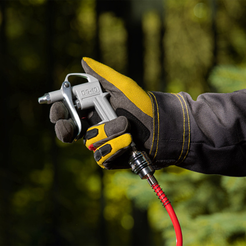 Набор пневмоинструмента, 5 предметов, быстросъемное соединение, краскораспылитель с нижним бачком Matrix по ценам производителя в Челябинске с доставкой по всей России