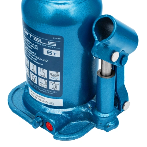 Домкрат гидравлический бутылочный телескопический, 6 т, подъем 180-410 мм Stels по ценам производителя в Челябинске с доставкой по всей России