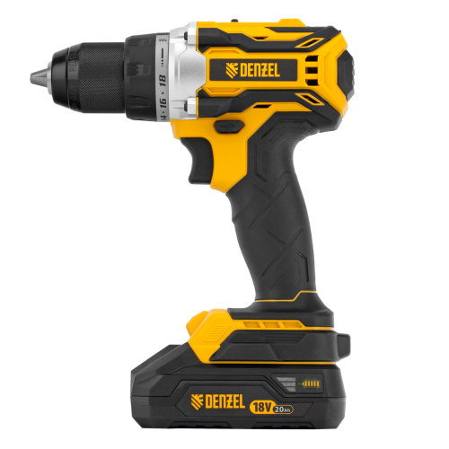 Дрель-шуруповерт аккумуляторная, бесщет. BLDL-18-02 Li-Ion, 18 В Denzel по ценам производителя в Челябинске с доставкой по всей России