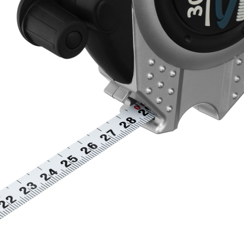 Рулетка геодезическая 30 м х 13 мм, закрытый корпус, металлическая лента, нейлон Gross по ценам производителя в Челябинске с доставкой по всей России