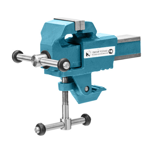 Тиски слесарные, 63 мм, крепление для стола, винтовой зажим (Глазов) по ценам производителя в Челябинске с доставкой по всей России