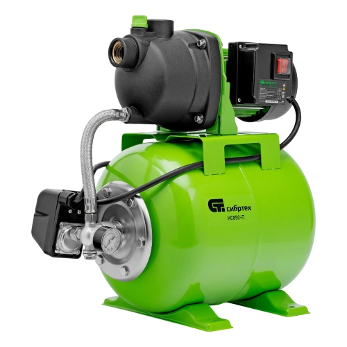 Насосная станция НС850-П, 850 Вт, напор 42 м, 3500 л/ч, ресивер 19 л Сибртех по ценам производителя в Челябинске с доставкой по всей России