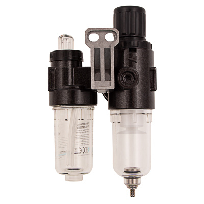 Блок подготовки воздуха регулятор-фильтр-лубрикатор FLR1500, 10 бар, 1500 л/мин, 1/4" Denzel по ценам производителя в Челябинске с доставкой по всей России