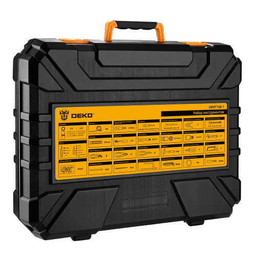 Набор инструментов для дома DEKO DKMT168-1 (168шт.) по ценам производителя в Челябинске с доставкой по всей России