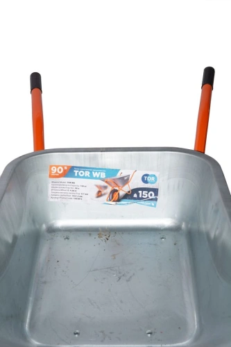 Тачка строительная 90 л 150 кг TOR WB одноколесная по ценам производителя в Челябинске с доставкой по всей России