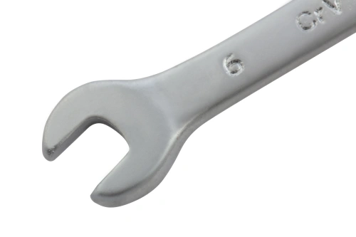 Ключ комбинированный, 6 мм, CrV, матовый хром Matrix по ценам производителя в Челябинске с доставкой по всей России