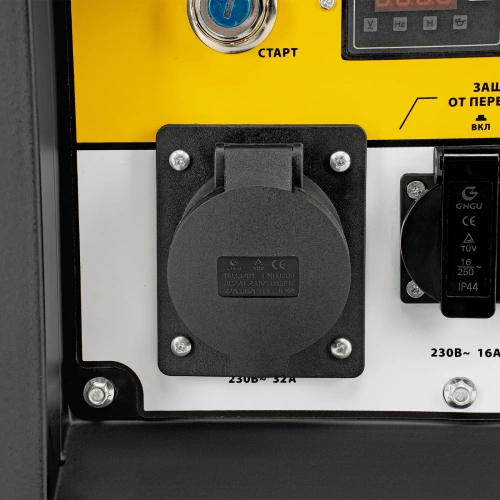 Генератор дизельный DES-55E, 5,5 кВт, 230 В, 11 л, электростартер Denzel по ценам производителя в Челябинске с доставкой по всей России