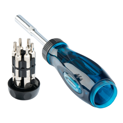 Отвертка реверсивная с удлинителем, трещотка 72 зуба, 12 шт, сталь S2 Gross по ценам производителя в Челябинске с доставкой по всей России