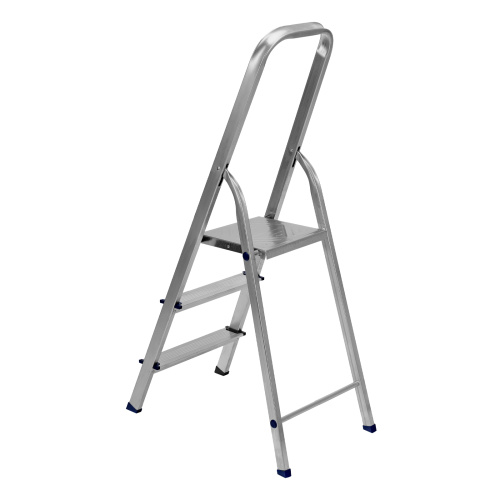 Стремянка, 3 ступени, алюминиевая, Сибртех по ценам производителя в Челябинске с доставкой по всей России