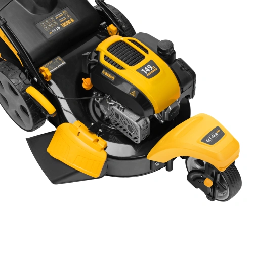 Бензиновая газонокосилка GLT-460SP-T, Trike 149 см3, 46 см, привод, панель, 60л Denzel по ценам производителя в Челябинске с доставкой по всей России