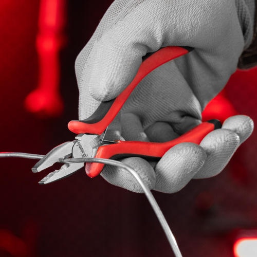 Плоскогубцы Mini, 130 мм, никелированные, авторазжим, двухкомпонентные рукоятки Matrix по ценам производителя в Челябинске с доставкой по всей России