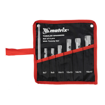 Набор ключей трубчатых торцевых 7 предметов Matrix по ценам производителя в Челябинске с доставкой по всей России