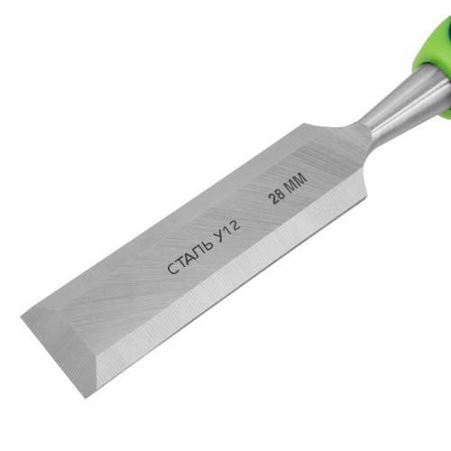 Долото-стамеска, 28 мм, двухкомпонентная рукоятка Сибртех по ценам производителя в Челябинске с доставкой по всей России