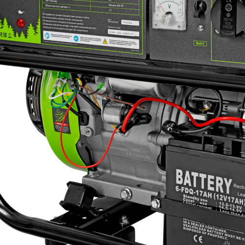 Генератор бензиновый БС-6500Э, 5.5 кВт, 230В, четырехтактный, 25 л, электростартер Сибртех по ценам производителя в Челябинске с доставкой по всей России