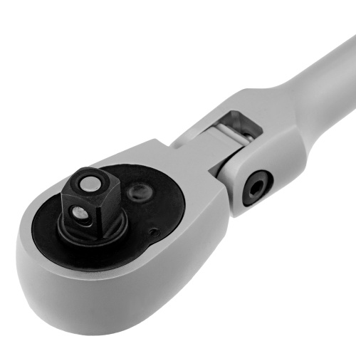 Ключ-трещотка шарнирный 3/8", СrV, 72 зуба, с быстрым сбросом, матовый хром Stels по ценам производителя в Челябинске с доставкой по всей России