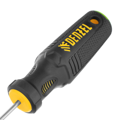 Отвертка PZ0x75 мм, CrV, трехкомпонентная рукоятка Denzel по ценам производителя в Челябинске с доставкой по всей России