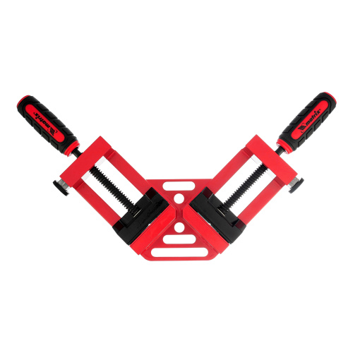 Струбцина угловая, быстрозажимная, 65/65 мм, двухкомпонентные обрезиненные рукоятки Matrix по ценам производителя в Челябинске с доставкой по всей России