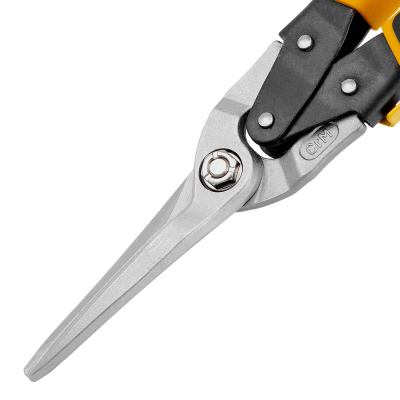 Ножницы по металлу, 315 мм, прямой проходной рез, сталь-CrMo, трехкомпонентные рукоятки Denzel по ценам производителя в Челябинске с доставкой по всей России