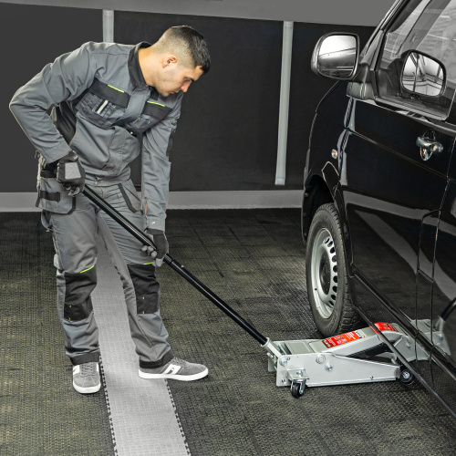 Домкрат гидравлический подкатной профессиональный, быстрый подъем, 3 т, 130-465 мм. Quick Matrix по ценам производителя в Челябинске с доставкой по всей России