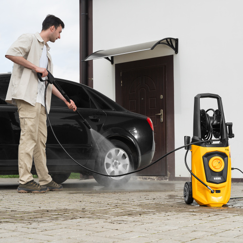 Моечная машина высокого давления R-170D, 2000 Вт, 170 бар, 360 л/ч, с барабаном Denzel по ценам производителя в Челябинске с доставкой по всей России