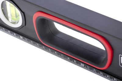 Уровень алюминиевый, усиленный, фрезерованный, 3 глазка, двухкомпонентные рукоятки, 1200 мм Matrix по ценам производителя в Челябинске с доставкой по всей России