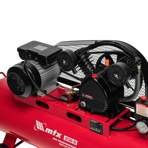 Компрессор воздушный ременный привод КР2500/80, 2,5 кВт, 80 литров, 420 л/мин МТХ по ценам производителя в Челябинске с доставкой по всей России