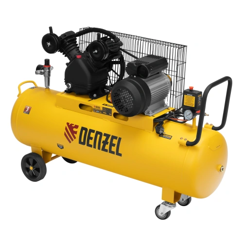 Компрессор воздушный BCV2300/100, ременный привод, 2.3 кВт, 100 литров, 440 л/мин Denzel по ценам производителя в Челябинске с доставкой по всей России