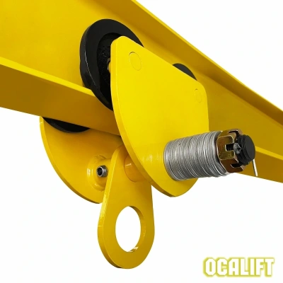 Каретка ручная 10т тип GCT тележка на двутавр холостая без привода